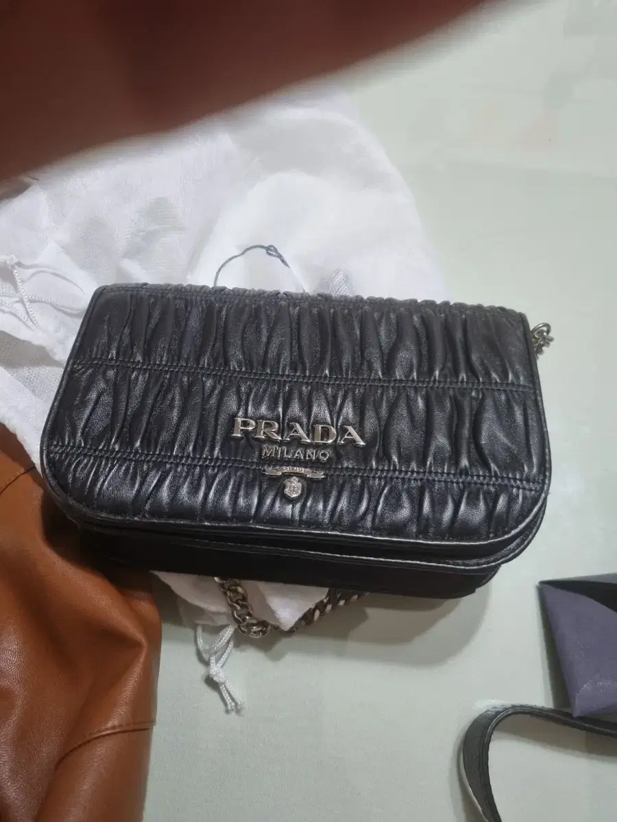 Prada Flap Chain Crossbody Bag