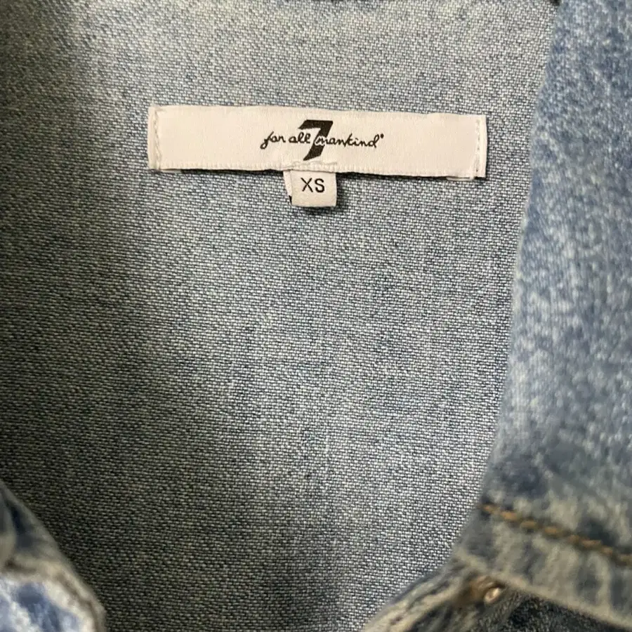 7 for all mankind 데님셔츠드레스