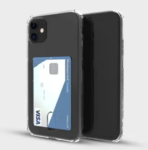 iPhone 12 mini clear kard bumper case