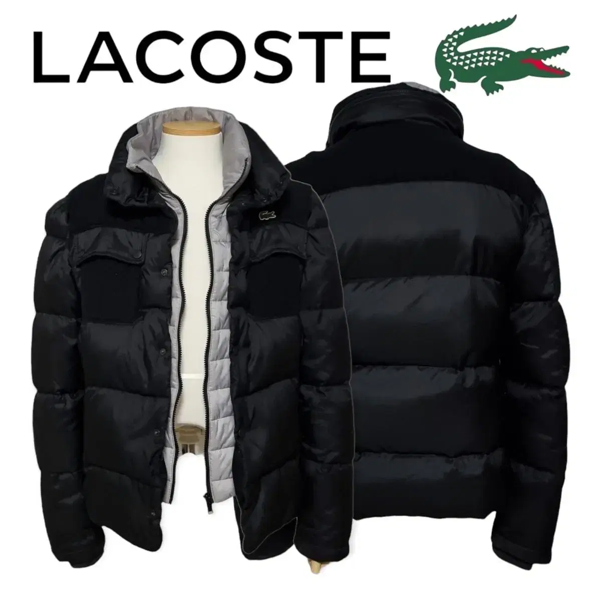 (XL) 라코스테패딩 lacoste 푸퍼패딩 라코스테숏패딩