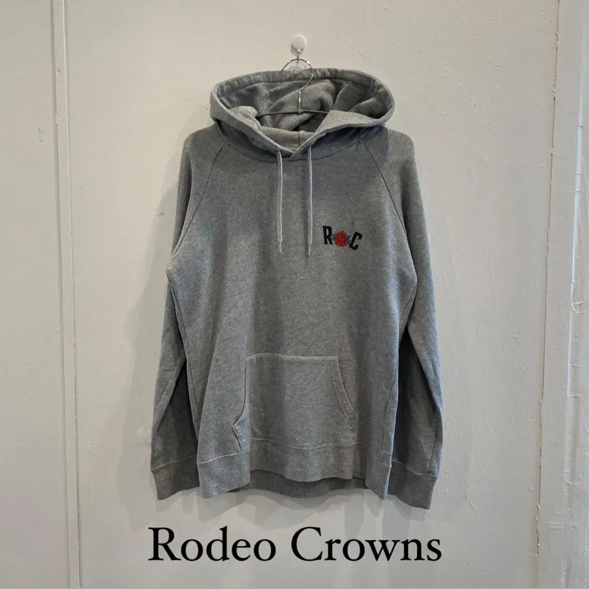 로데오 크라운 로고 후드 rodeocrowns