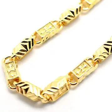 #newdaltaigne bamboo necklace plated necklace bracelet men's gold necklace men's gold arm
