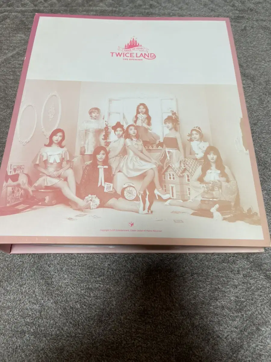 TWICE's first concert binder