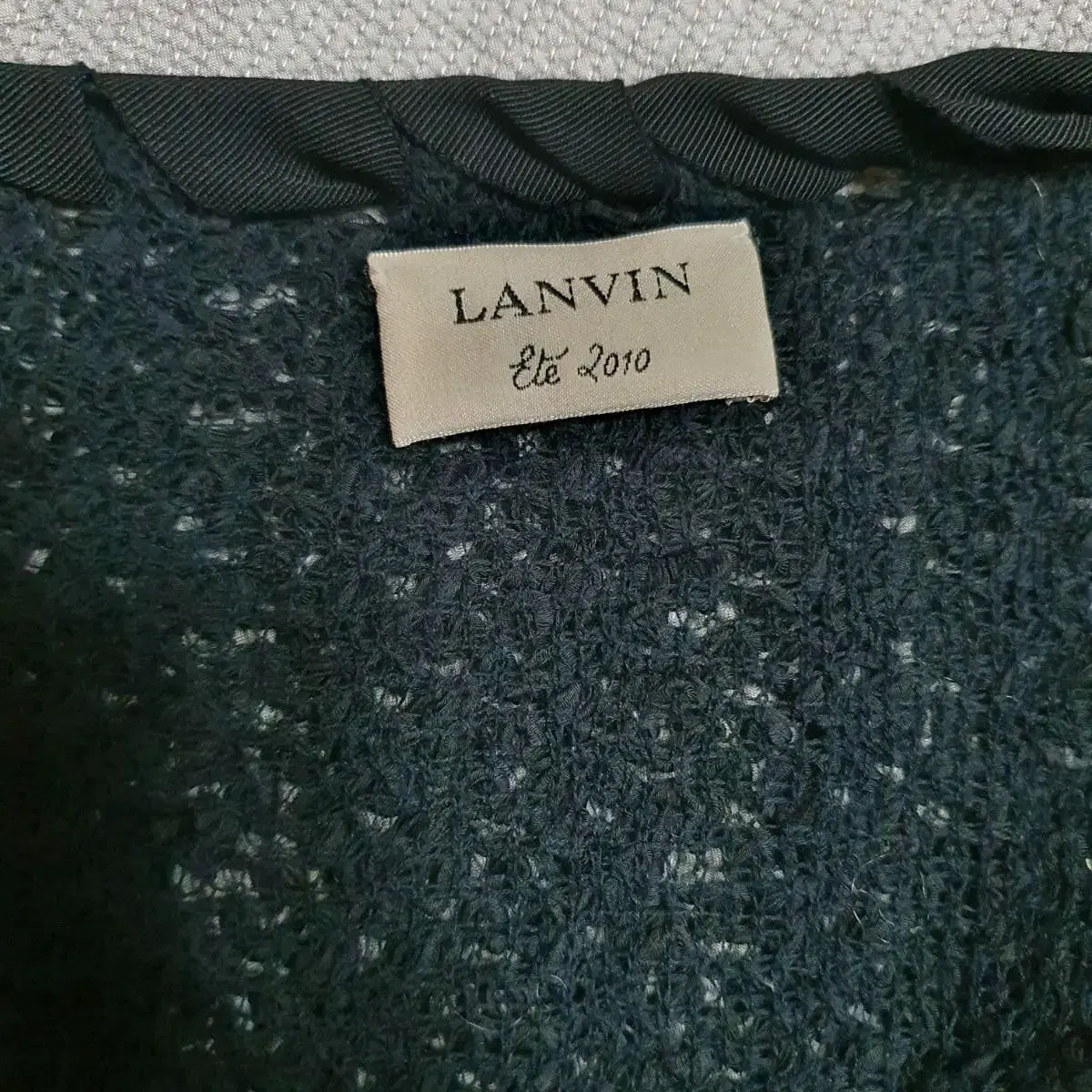 {정품} LANVIN  랑방 코사지 니팅가디건