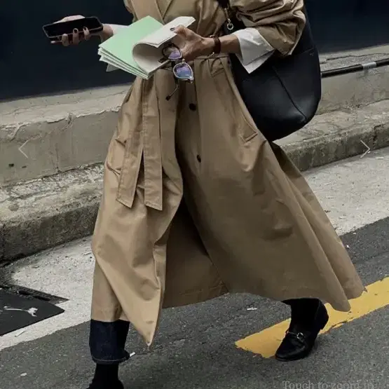 페미니크 Oversized Double Trench Coat 트렌치코트