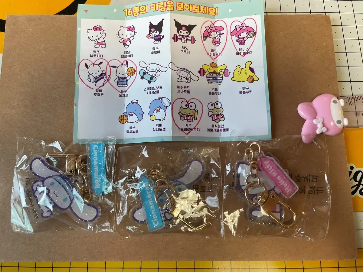 Unsealed Sanrio Randomized Keyring