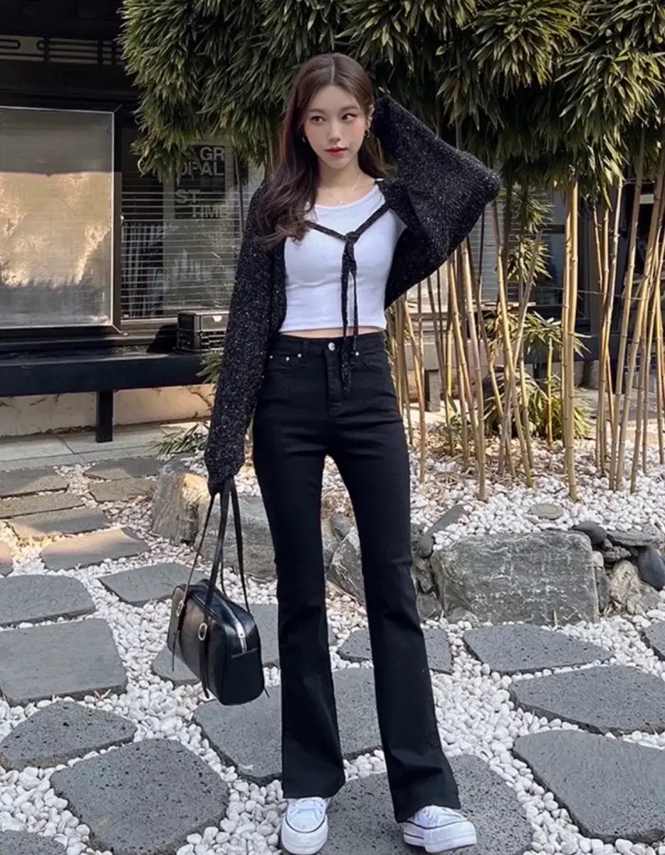 dey Bolero Cardigan & Crop Top Set