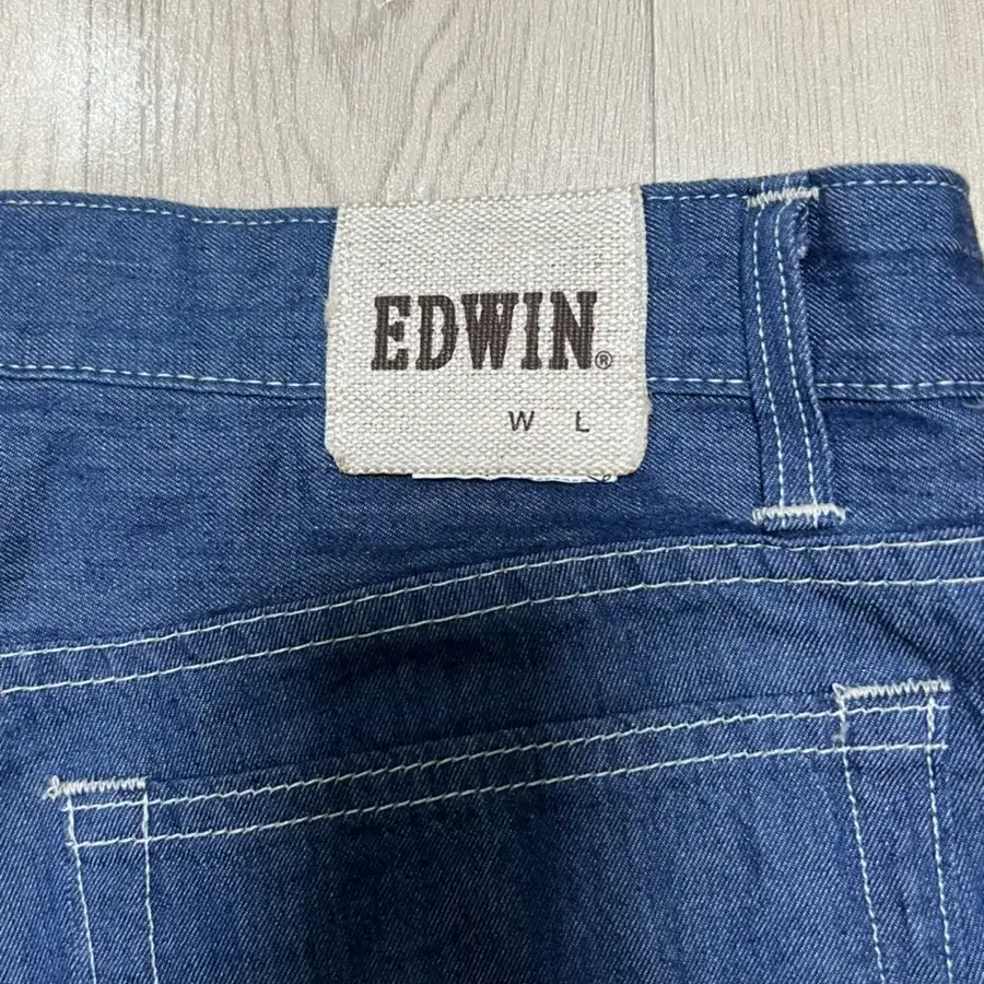 Edwin 에드윈 생지 데님 청반바지