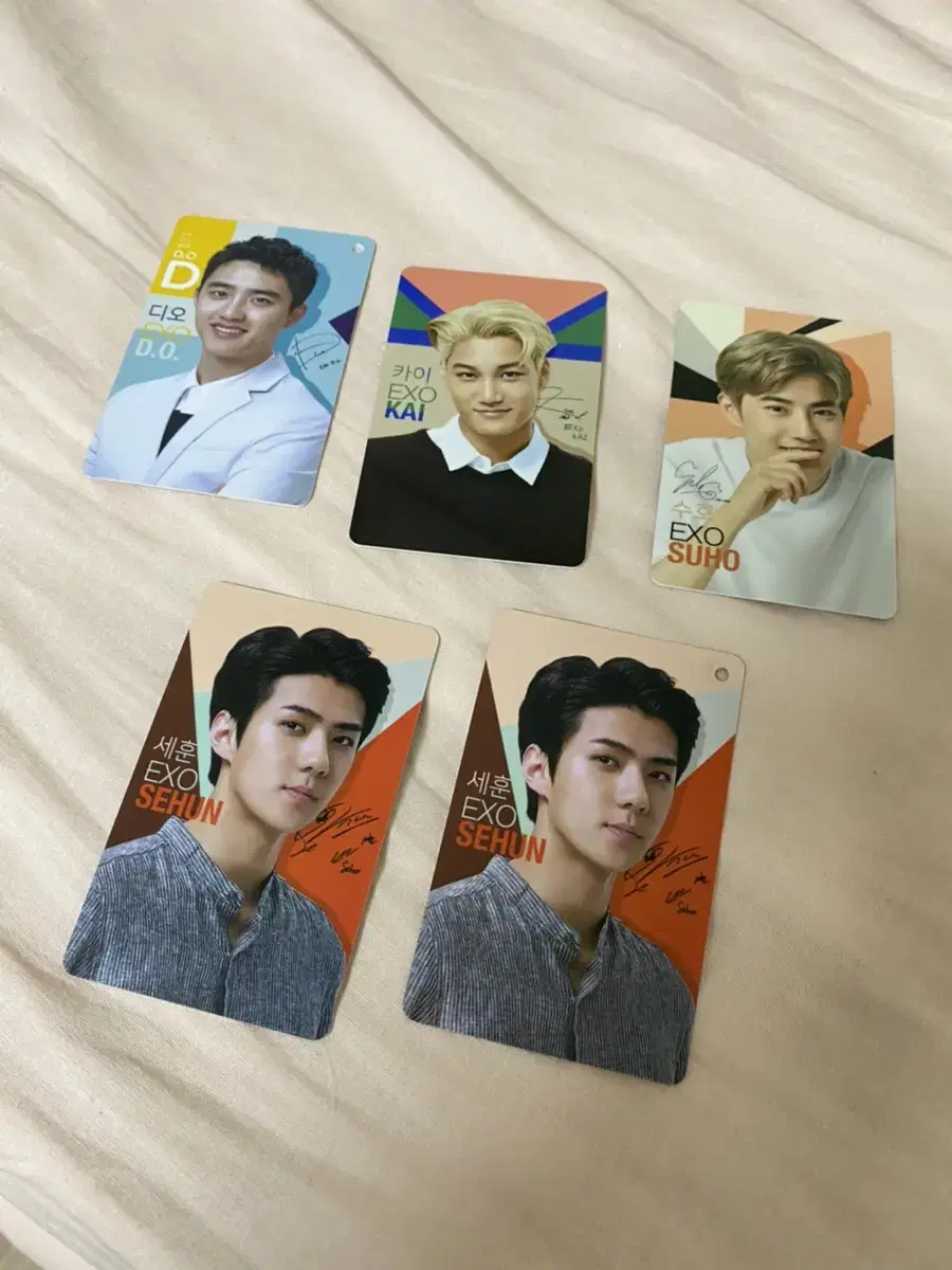 EXO d.o. sehun kai suho Lotte Star Avenue Photo Card