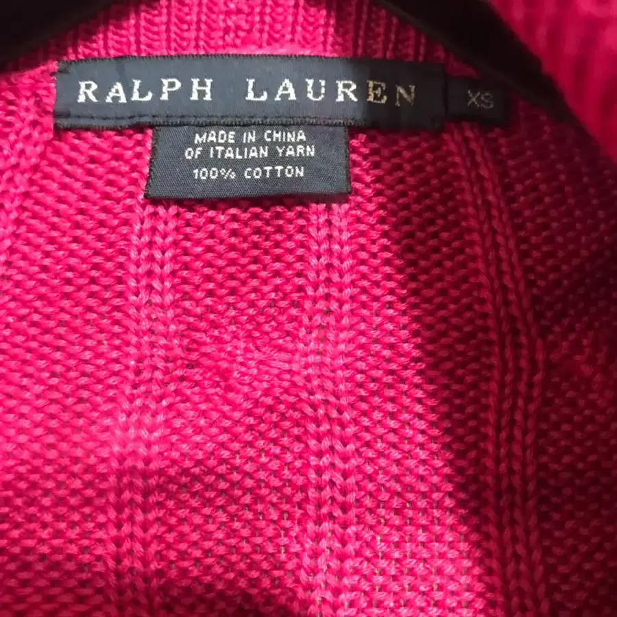 RALPH LAUREN 랄프로렌 오픈 가디건 xs