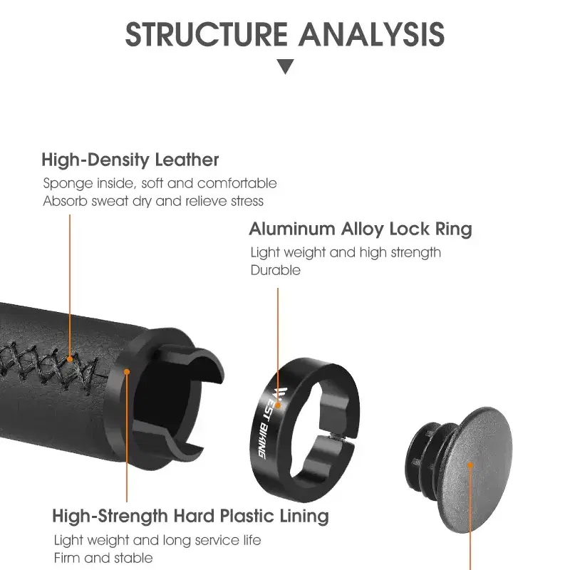 웨스트바이킹 자전거 핸들 그립 YP4065