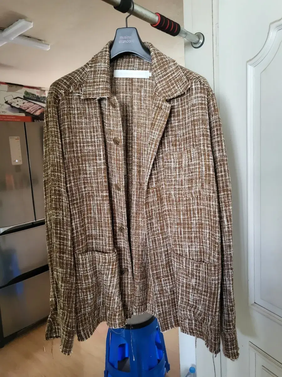 Ripcord Cutoff Tweed Jacket