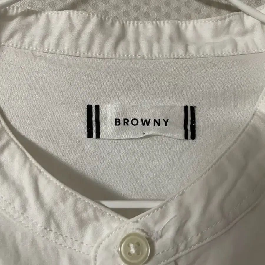 browny 브라우니 차이나카라 셔츠 L