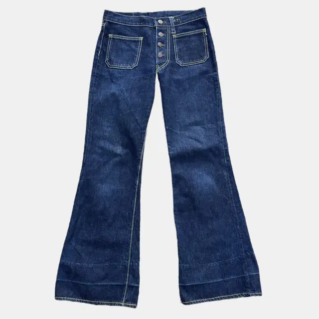 1980s Big Stone Bell Bottom Jeans