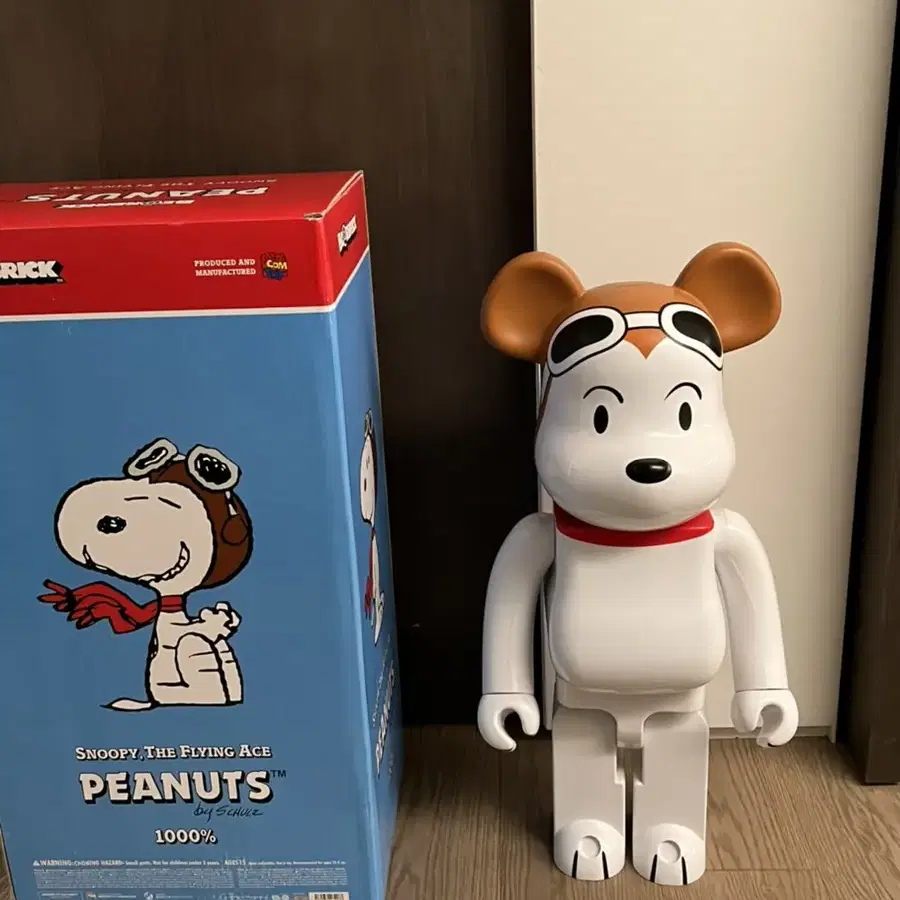 베어브릭 피너츠 스누피 플라잉 에이스 1000% bearbrick