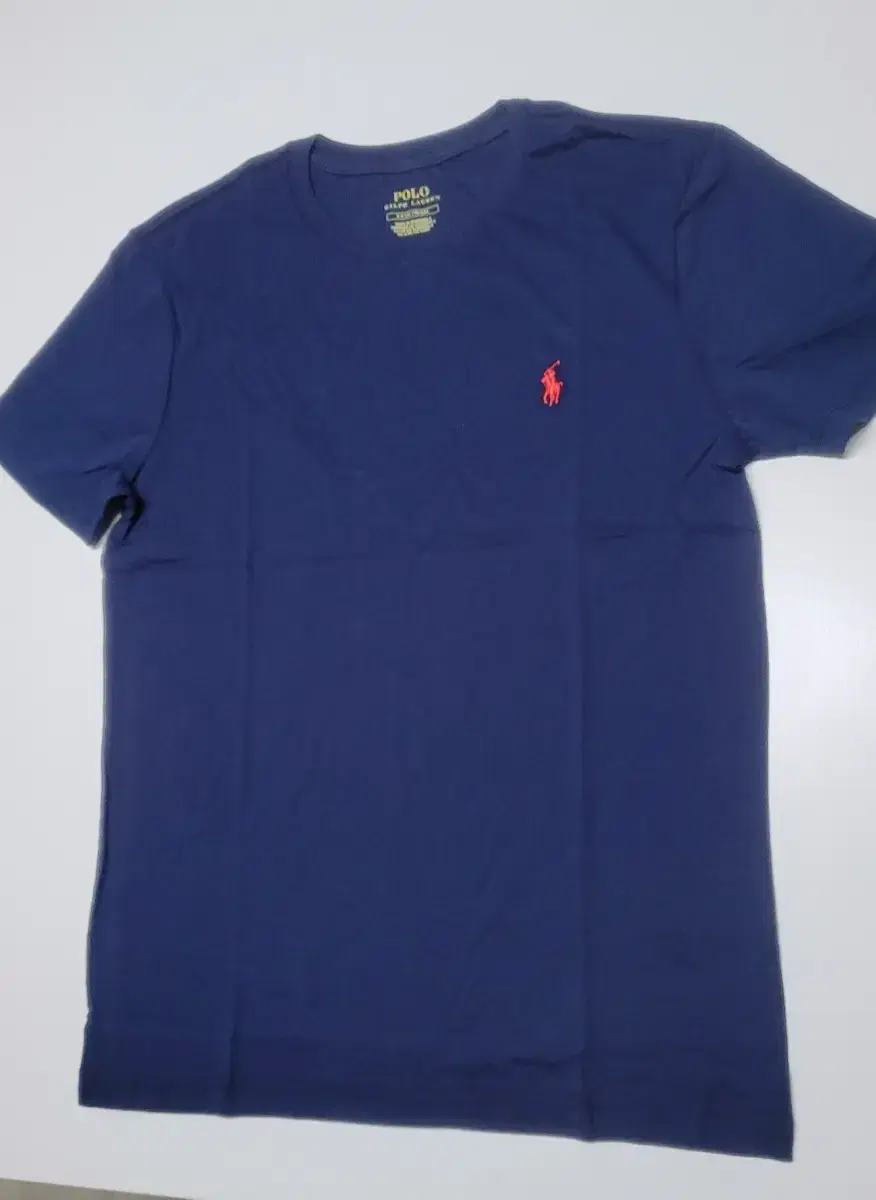 Polo Men's Navy Round Tee Sizes S, M, L, XL New