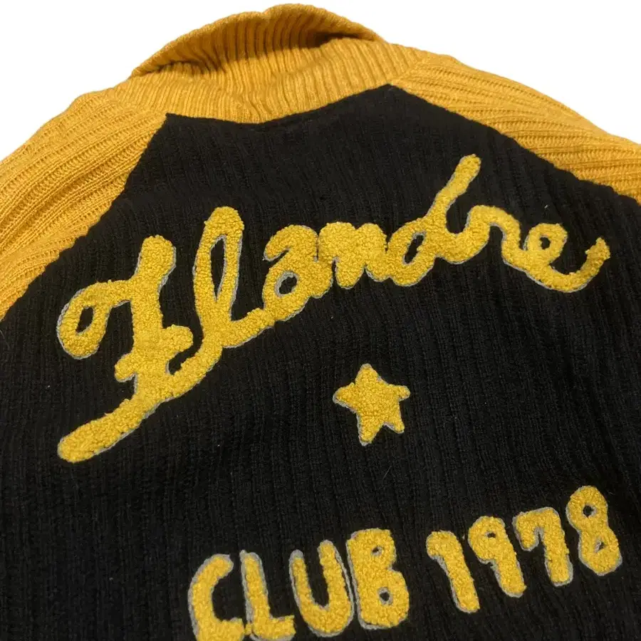 Flandre club 1978 빈티지 리버서블 니트 자켓