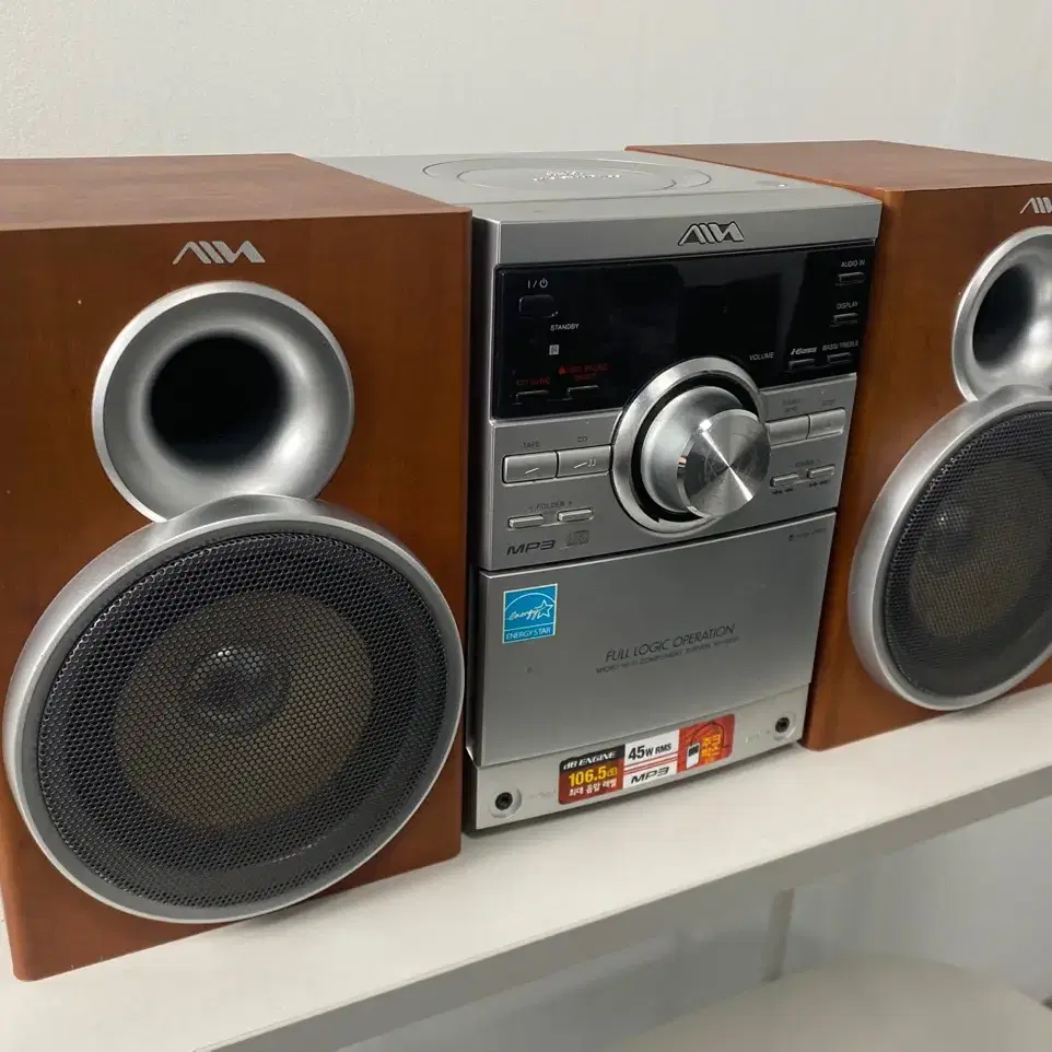 품번puw AIWA 아이와 하이파이 오디오 컴포넌트 XR-DB10 중고오