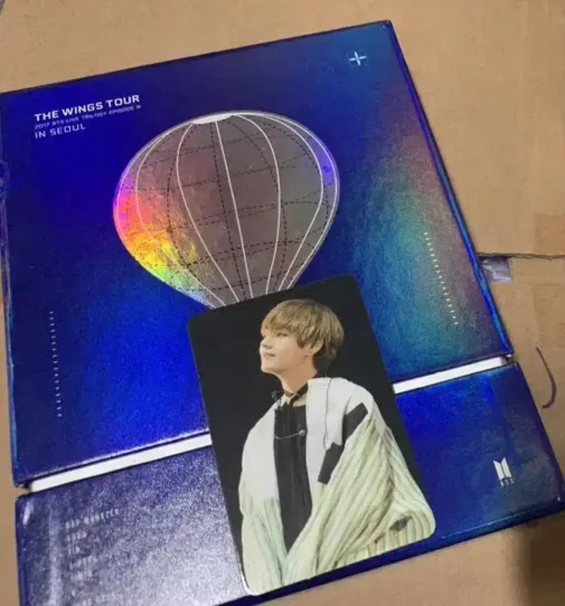 방탄 BTS 윙즈콘 윙콘 DVD 디비디 태형 V 포카포함 풀셋