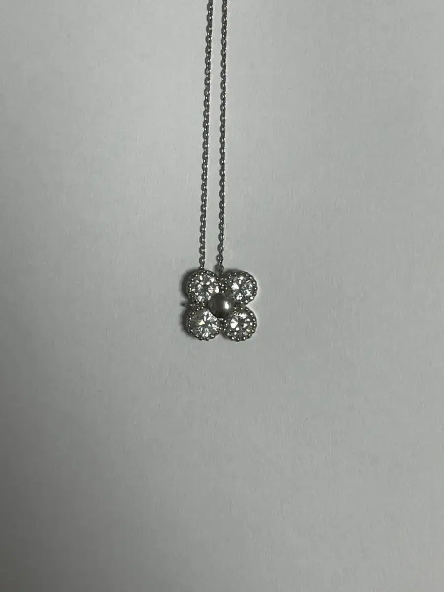 Four-leaf clover necklace