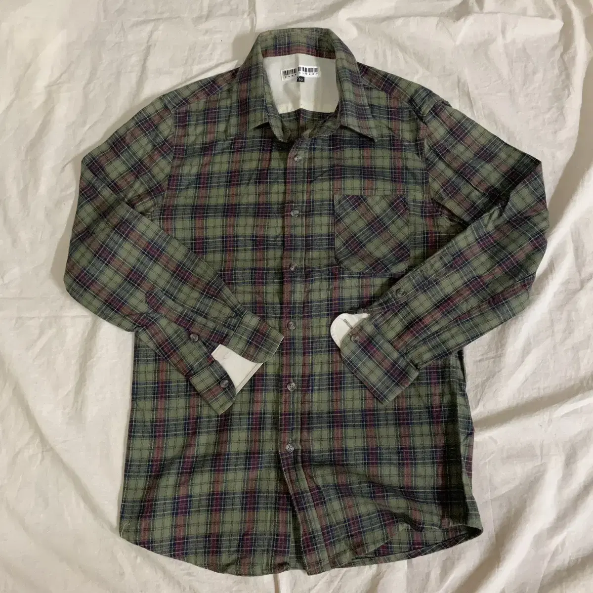 Men's Vintage Salvage KhakiNavyRedPatterned Woolen WinterCheck ShirtSouthern