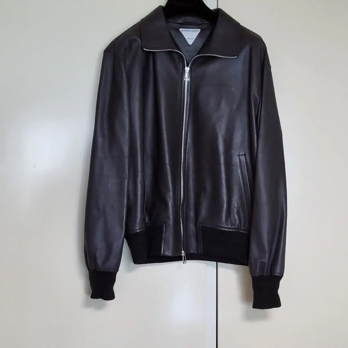 Bottega Veneta Men's Leather Bomber Jacket(50)