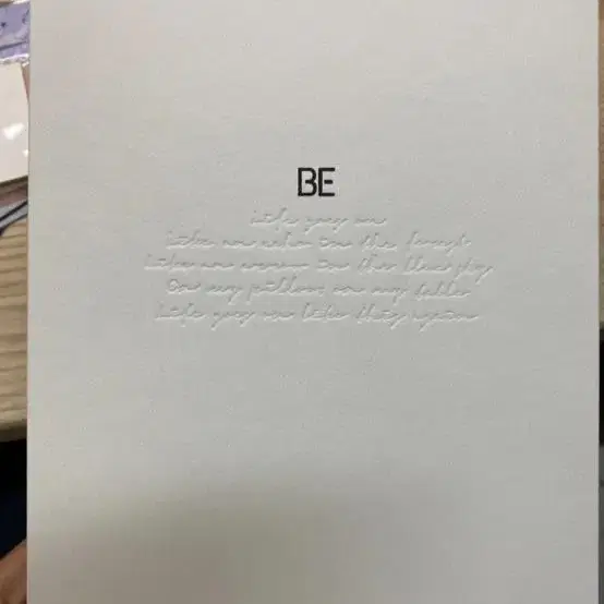 BE(Deluxe Edition) 앨범(풀구성(포카제외)