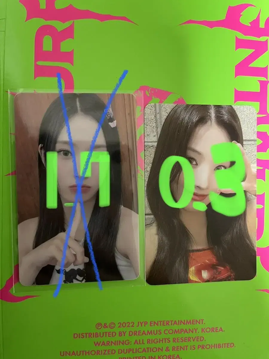 Nmixx jini photocard WTS