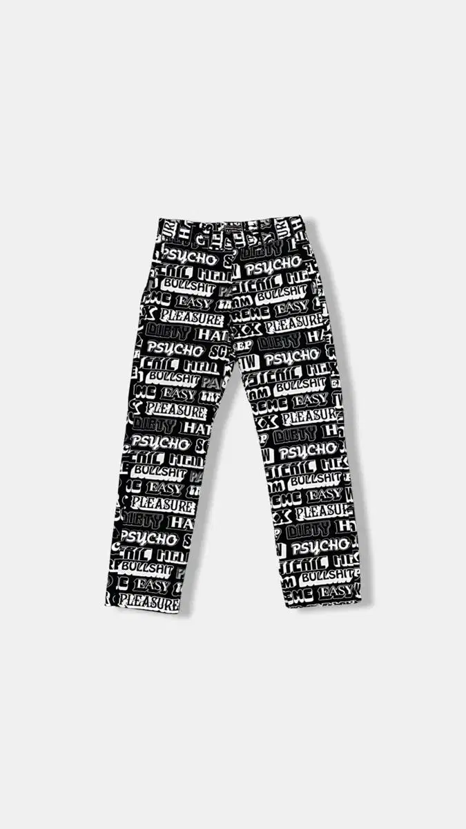 (30) Supreme X Hysteric Glamour TEXT Work Trousers 17FW