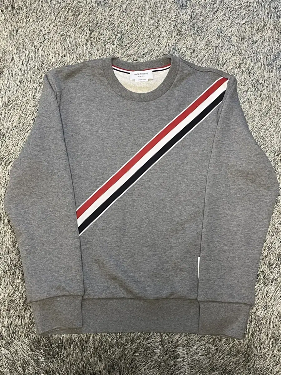 [2/new]Thom Browne Intarsia Stripe Mantle