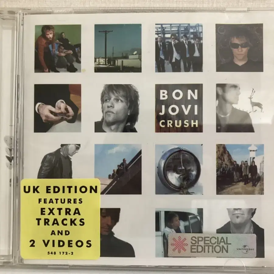 본조비 Bon Jovi-7집 Crush 스페셜에디션 UK CD