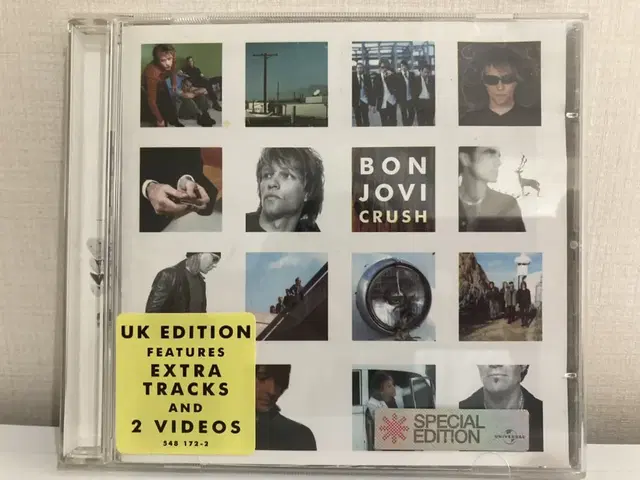 본조비 Bon Jovi-7집 Crush 스페셜에디션 UK CD