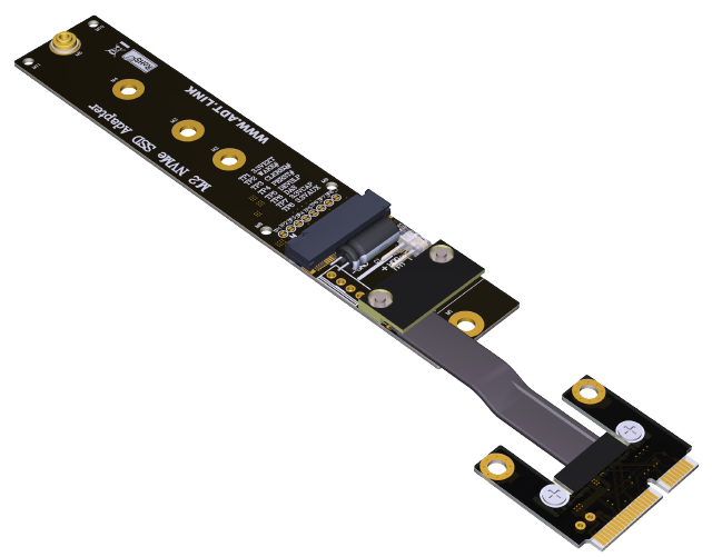 ADT-Link R64SF mini-PCIe to M.2 NVMe 어댑터