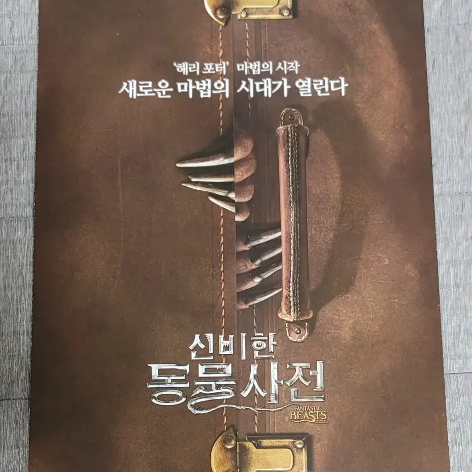 [영화팜플렛] 신비한 동물사전 A 전단지(2016) 에디레드메인 콜린파렐