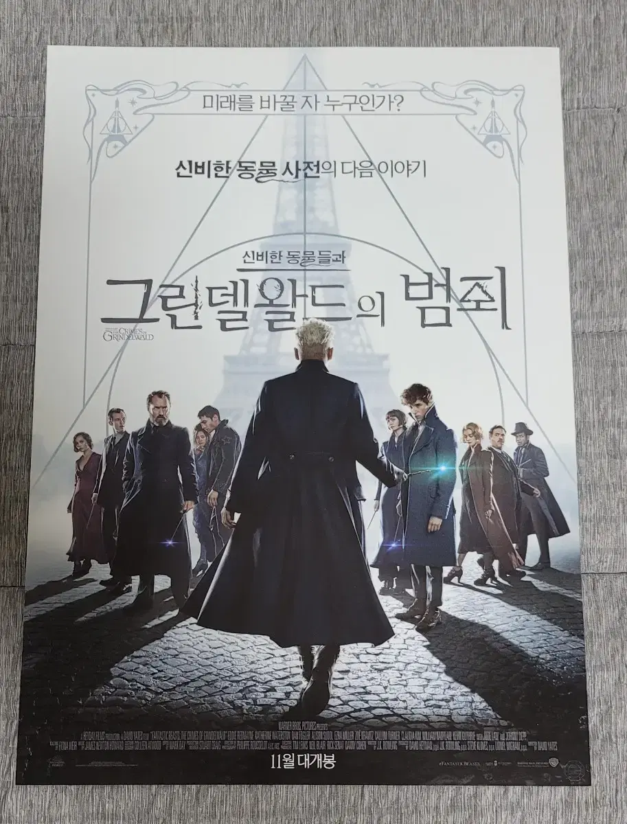 [영화팜플렛] 신비한 동물사전 그란덴왈드의 범죄 전단지 (2018)