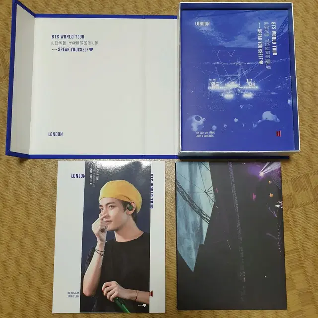 방탄 스픽콘 런던 디비디 DVD 웸블리 북마크 태형 포함