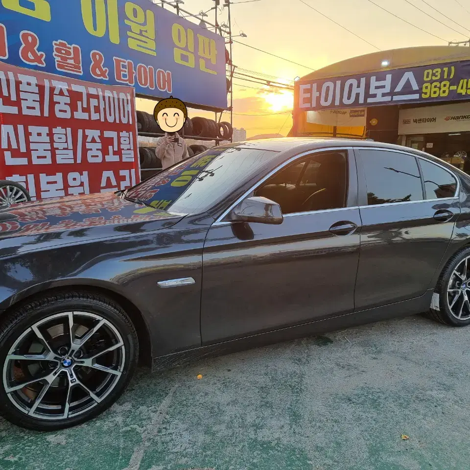 19인치 BMW M8 728.st 건메탈폴리쉬 신품휠 1대분