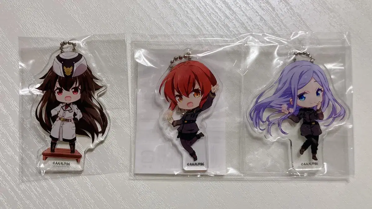 Sell 86AT Six BD Aniplex Pre-order benefits 3 types of acrylic keyrings