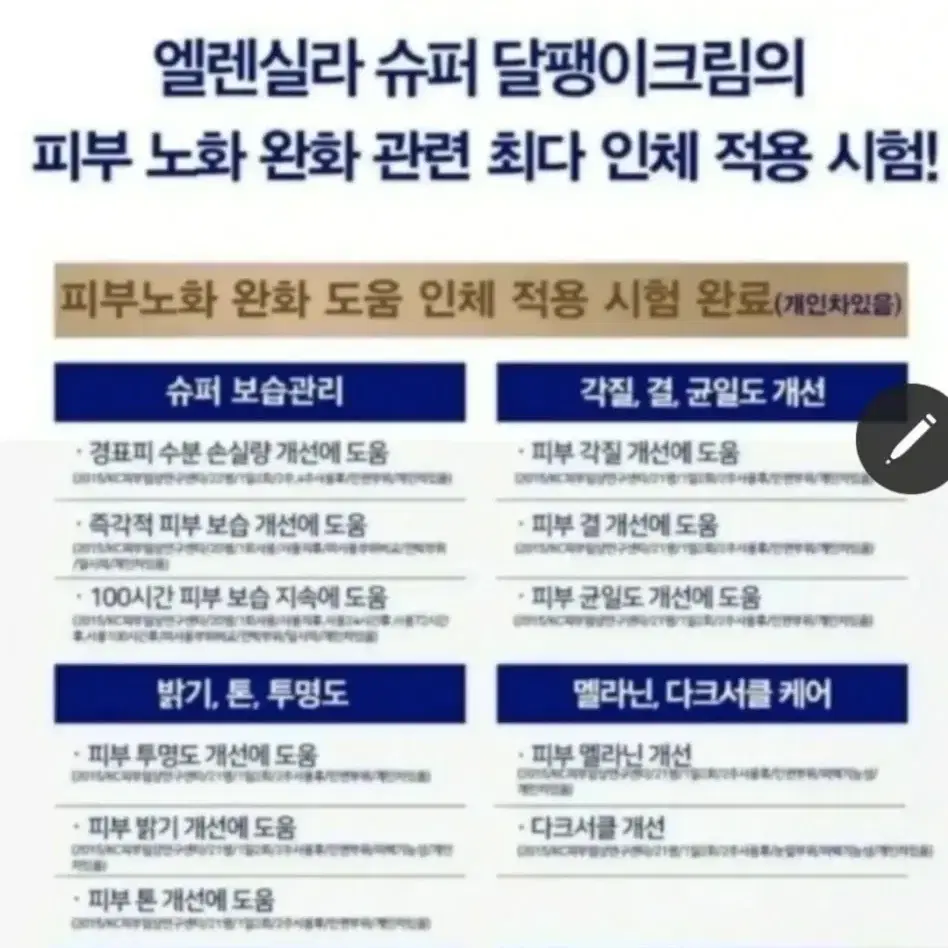 엘렌실라 수퍼리페어 달팽이크림 최신상 새제품