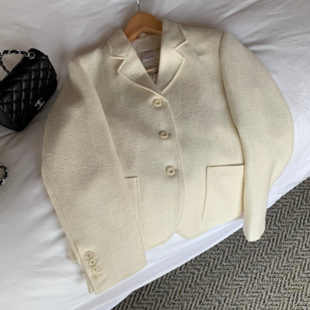 ivory wool jacket