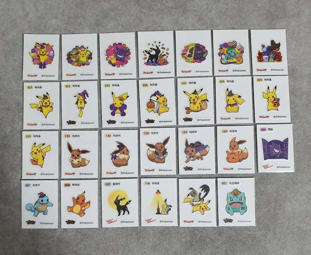 Sell Pokémon Halloween Bandana Seals