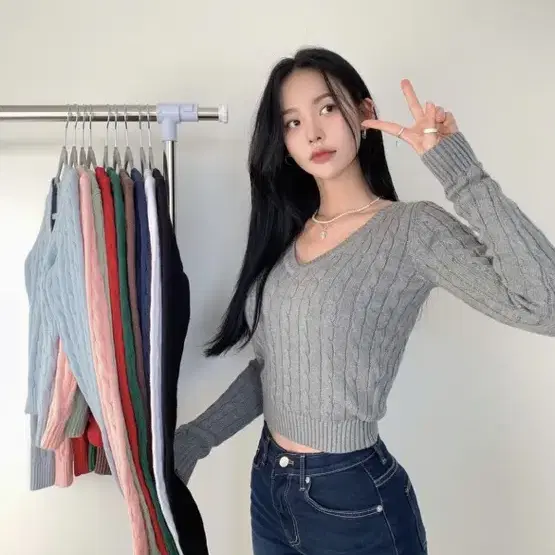 페일제이드 케이블이트V넥 2021fw(6색상)