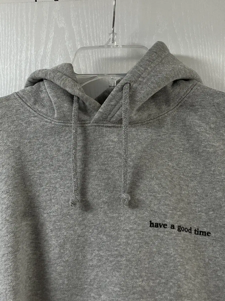 (FREE) Men's Brushed Hoodie Gray