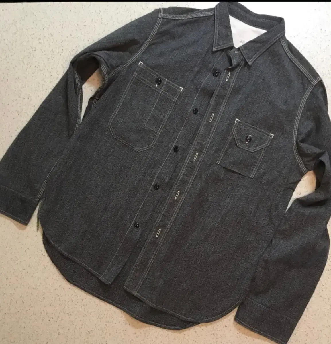 SunnySports Black Chambray Workshirt