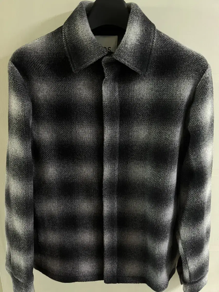 Cotton wool check jacket