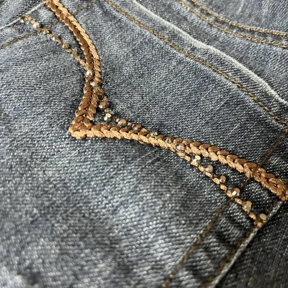 true jeans 크리스탈장식