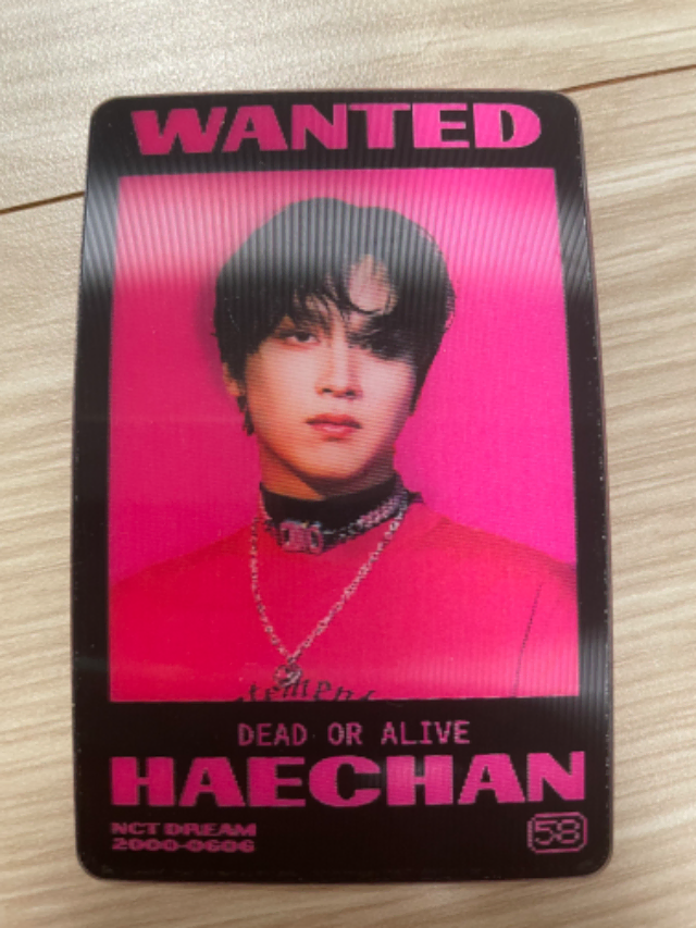 Haechan Wanted Lenticular