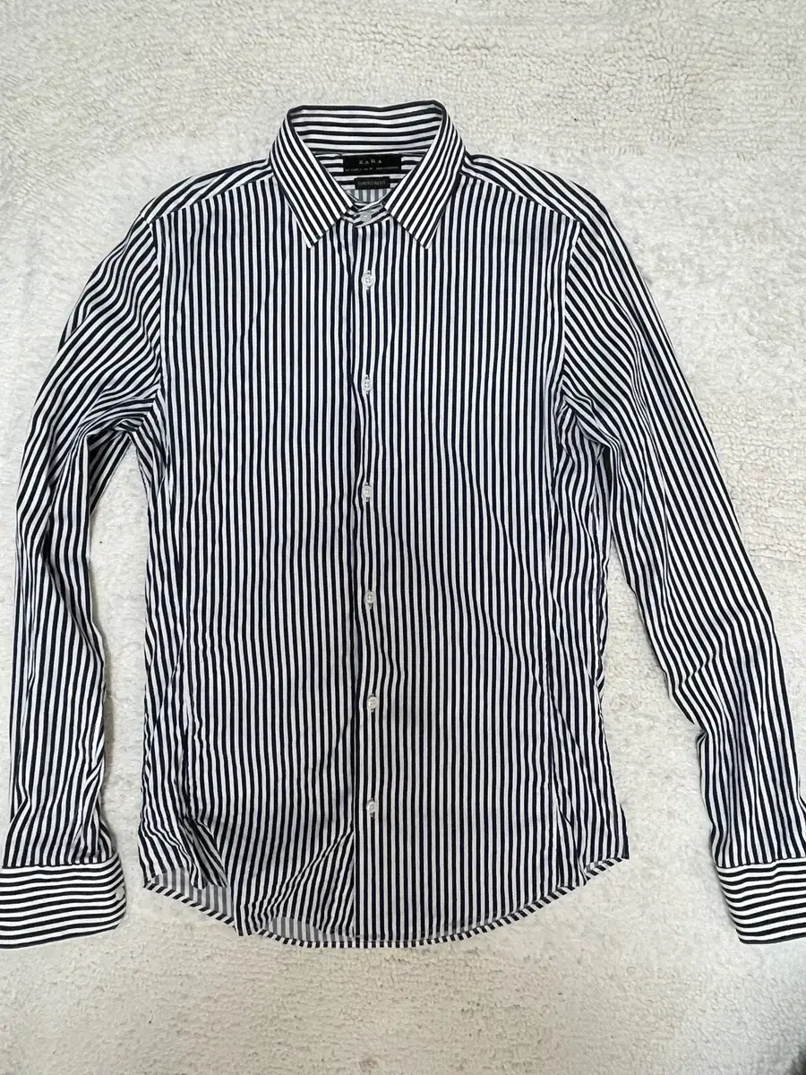 White striped slim-fit shirt for ZARA