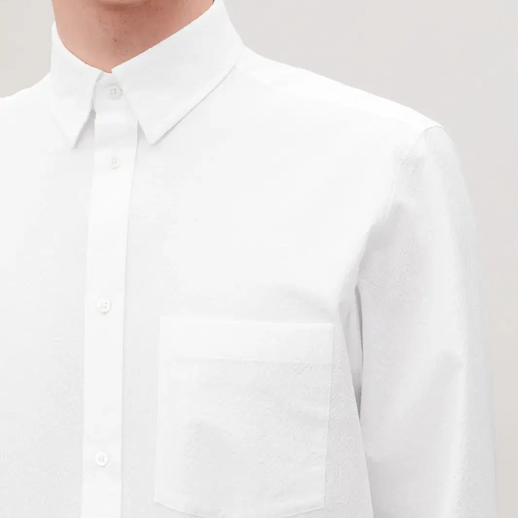 COS 코스 / TEXTURED SEERSUCKER SHIRT / 41