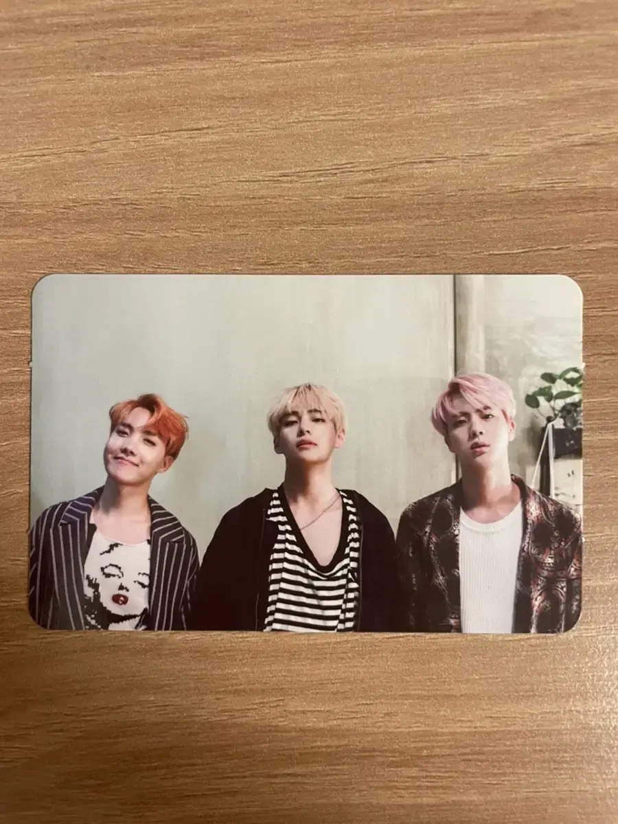 BTS 16 Memories Wings photocard Hoseok Taehyung Seokjin